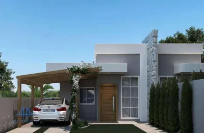 Casa com 3 dormitórios à venda, 74 m² por r$ 567.000,00 - fundos - biguaçu/sc