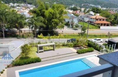 Apartamento com 3 dormitórios para alugar, 107 m² por r$ 6.450,00/mês - parque são jorge - florianópolis/sc