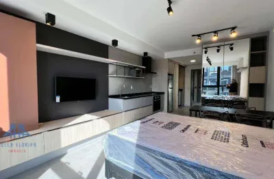 Studio com 1 dormitório para alugar, 36 m² por r$ 5.053,50/mês - trindade - florianópolis/sc