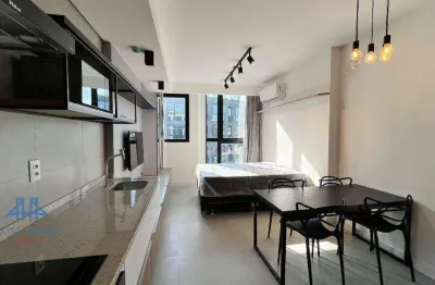 Studio com 1 dormitório para alugar, 33 m² por r$ 4.742,00/mês - trindade - florianópolis/sc