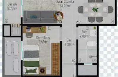 Apartamento com 2 dormitórios à venda, 60 m² por r$ 443.329,00 - areias - são josé/sc
