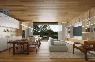 Apartamento garden com 3 dormitórios à venda, 172 m² por r$ 3.800.000 - cacupé - florianópolis/sc