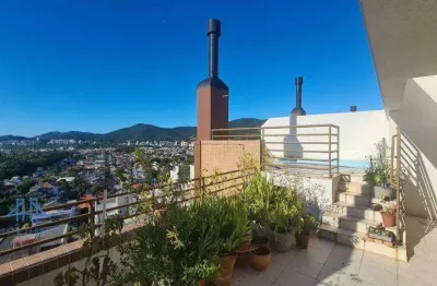 Ótima cobertura plana à venda no córrego grande com vista deslumbrante - próximo à ufsc!