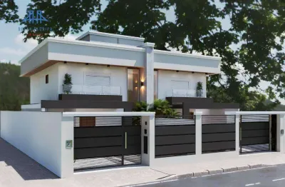 Casa com 3 dormitórios à venda, 111 m² por r$ 797.000,00 - rio caveiras - biguaçu/sc