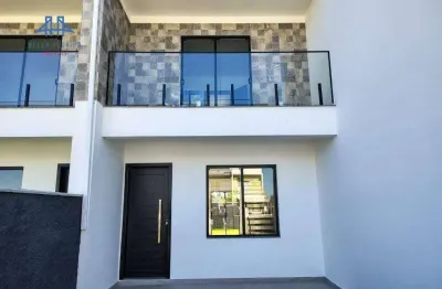 Sobrado novo, com 02 suítes , sotão,quintal. excelente localização. financiavel!!! 91 m² por r$ 619.000 - são joão do rio vermelho - florianópolis/sc