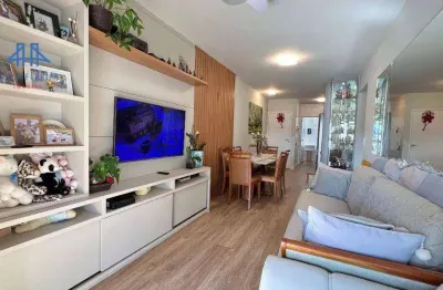 Apartamento mobiliado com 2 dormitórios à venda, 70 m² por r$ 915.000 - itacorubi - florianópolis/sc