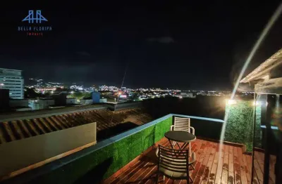 Cobertura com 1 dormitório à venda, 64 m² por r$ 408.000 - coqueiros - florianópolis/sc