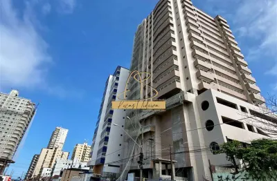 Apartamento novo! 02 dormitorios com 01 suite + 02 vagas de garagem - 280 mts do mar! Vila Guilhermina