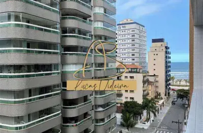 Apartamento 02 dorm + 01 suite + vista mar! prédio novo! top!