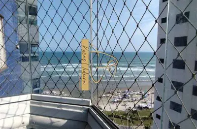 Apartamento frente mar! 02 dormitóirios com 01 suite linda vista!