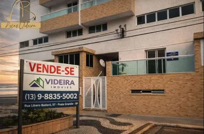 Apartamento 02 dormitórios c/ 01 suite,  com vista para o mar! Ocian