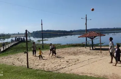 Rancho roximo a agua ,,um gostoso lazer privado com mesa de bilhar e redes , um belo ambiente gurmet venda condominiorecantodoscurimbatas mendonça/sp