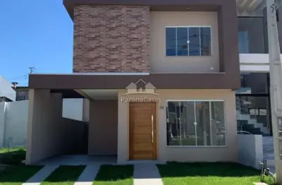 Casa em condomínio fechado com 3 quartos à venda na rua ângelo tozim, 230, campo de santana, curitiba, 124 m2 por r$ 650.000