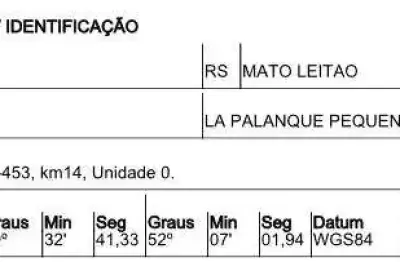 Oportunidade única em mato leitao - rs | tipo: gleba urbana | negociação: venda online  | situação: imóvel