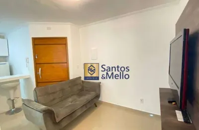 Apartamento com 2 dormitórios, 53 m² -mobiliado- venda por r$ 320.000 ou aluguel por r$ 2.750/mês - campestre - santo andré/sp