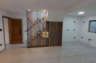 Sobrado com 3 dormitórios à venda, 108 m² por r$ 670.000,00 - jardim das maravilhas - santo andré/sp