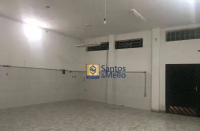 Salão para alugar, 160 m² por r$ 4.580,00/mês - vila camilópolis - santo andré/sp