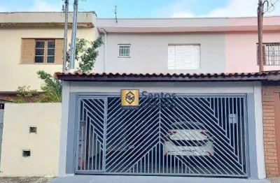 Sobrado com 2 dormitórios para alugar, 130 m² por r$ 3.565,00/mês - vila homero thon - santo andré/sp