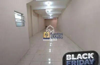 Salão para alugar, 125 m² por r$ 2.270,00/mês - vila luzita - santo andré/sp