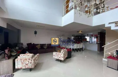 Cobertura com 4 dormitórios para alugar, 250 m² por r$ 13.365,86/mês - jardim - santo andré/sp