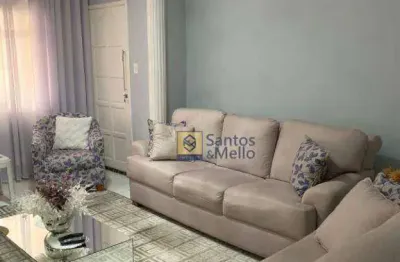 Sobrado com 3 dormitórios à venda, 184 m² por r$ 745.000 - cidade são jorge - santo andré/sp
