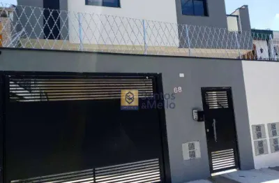 Kitnet com 1 dormitório para alugar, 21 m² por r$ 2.050,00/mês - bangu - santo andré/sp