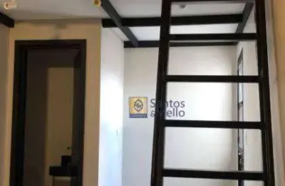 Kitnet com 1 dormitório para alugar, 20 m² por r$ 2.397,12/mês - bangu - santo andré/sp