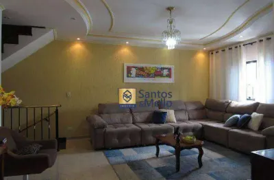 Sobrado com 3 dormitórios, 248 m² - venda por r$ 1.100.000,00 ou aluguel por r$ 6.150,00/mês - jardim utinga - santo andré/sp