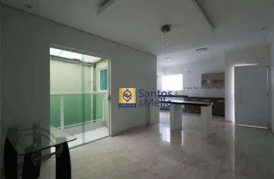 Casa com 2 dormitórios para alugar, 70 m² por r$ 2.840,00/mês - campestre - santo andré/sp