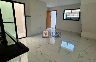 Sobrado com 2 dormitórios, 96 m² - venda por r$ 630.000,00 ou aluguel por r$ 2.832,16/mês - parque novo oratório - santo andré/sp