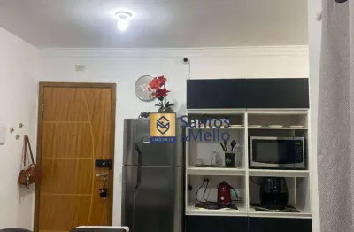 Apartamento com 2 dormitórios, 45 m² - venda por r$ 350.000,00 ou aluguel por r$ 1.800,01/mês - vila curuçá - santo andré/sp