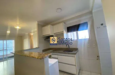 Apartamento com 3 dormitórios para alugar, 62 m² por r$ 2.806,00/mês - parque bandeirante - santo andré/sp