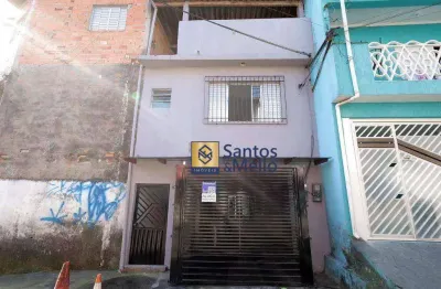 Casa com 2 dormitórios para alugar, 155 m² por r$ 1.800,00/mês - jardim alzira franco - santo andré/sp