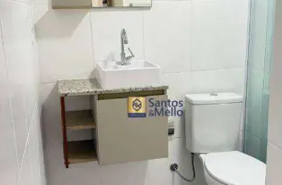 Apartamento com 2 dormitórios, 45 m² - venda por r$ 187.000,00 ou aluguel por r$ 1.650,00/mês - jardim ipê - mauá/sp