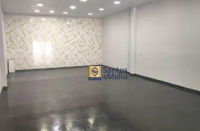 Salão para alugar, 85 m² por r$ 3.216,00/mês - centreville - santo andré/sp