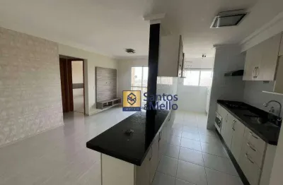 Apartamento com 2 dormitórios para alugar, 66 m² por r$ 2.281,80/mês - parque são vicente - mauá/sp