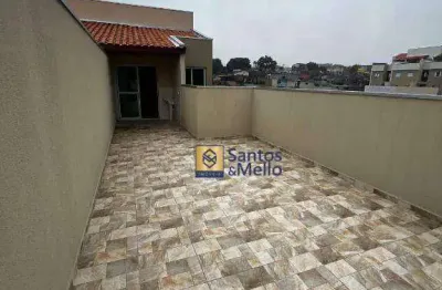 Cobertura com 2 dormitórios à venda, 78 m² por r$ 500.000,00 - jardim guarará - santo andré/sp