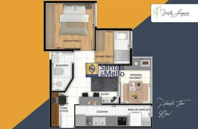 Apartamento com 2 dormitórios à venda, 40 m² por r$ 350.000,00 - jardim cristiane - santo andré/sp