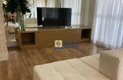 Apartamento com 3 dormitórios para alugar, 106 m² por r$ 6.550,00/mês - casa branca - santo andré/sp