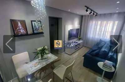 Apartamento com 2 dormitórios para alugar, 59 m² por r$ 2.300/mês - vila alzira - santo andré/sp