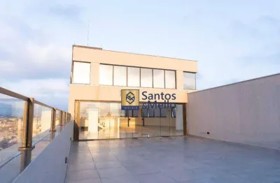 Spazio rooftop, 110m² internos, 54m² mezzanino.141m² externos,
