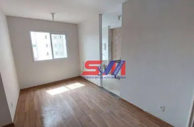 Apartamento com 2 dormitórios para alugar, 50 m² por r$ 1.518,47/mês - jardim utinga - santo andré/sp