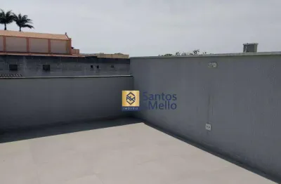 Cobertura com 2 dormitórios para alugar, 100 m² por r$ 3.312,00/mês - vila camilópolis - santo andré/sp