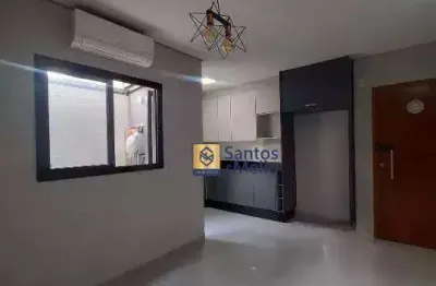 Apartamento com 2 dormitórios para alugar, 56 m² por r$ 2.061/mês - jardim santo alberto - santo andré/sp