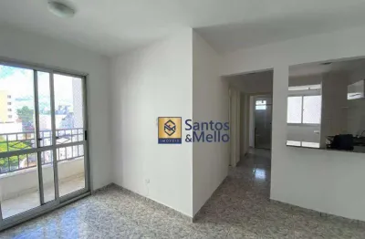 Apartamento com 2 dormitórios, 60 m² - venda por r$ 350.000 ou aluguel por r$ 2.500/mês - vila valparaíso - santo andré/sp