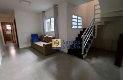 Cobertura com 2 dormitórios para alugar, 52 m² por r$ 2.699,60/mês - parque oratório - santo andré/sp