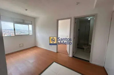 Apartamento com 2 dormitórios para alugar, 35 m² por r$ 1.800,00/mês - fazenda da juta - são paulo/sp
