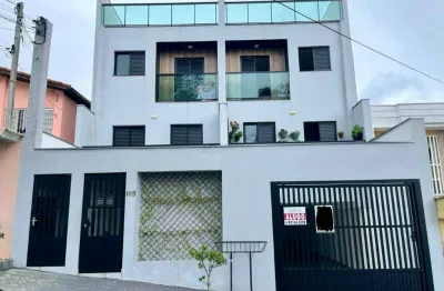 Cobertura com 2 dormitórios para alugar, 88 m² por R$ 3.025,00/mês - Vila Pires - Santo André/SP