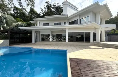 Casa em condomínio fechado com 5 quartos à venda na rua capitão romualdo de barros, 705, carvoeira, florianópolis, 477 m2 por r$ 3.600.000