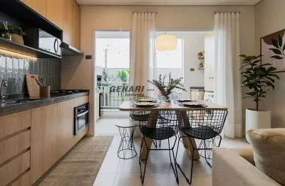 Apartamento com 2 quartos à venda, 47 m² - harmonia residencial - indaiatuba/sp